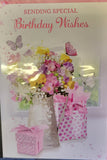 Open Female Birthday - Traditional vase and bag