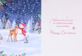 Mum Christmas - Large Snowman & Deer
