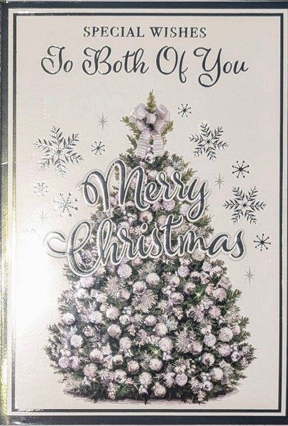 To Both Of You Christmas - Traditional Silver Tree