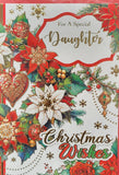 Daughter Christmas - Traditional Flowers