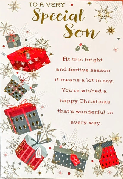 Son Christmas - Gift Boxes & Words Special