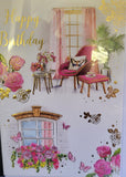 Open Female Birthday - Traditional chair