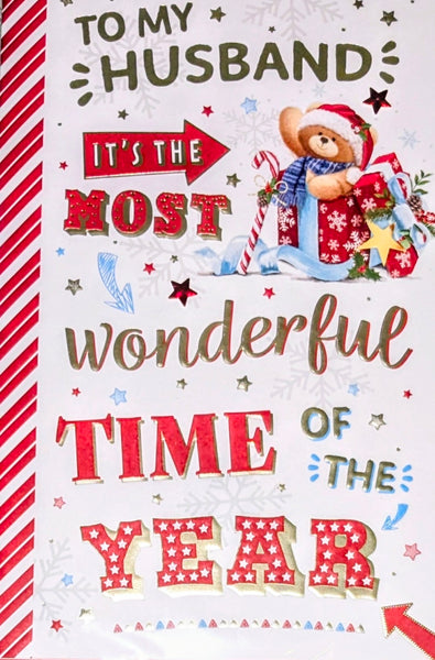 Husband Christmas - Large 8 Page Cute Wonderful