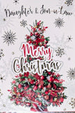 Daughter & Son In Law Christmas - Traditional Red Tree Merry