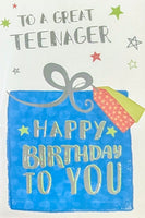 Teenager Boy Birthday - Big Blue Gift
