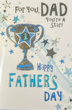 Father’s Day Dad - Trophy & Stars
