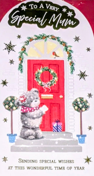 Mum Christmas - Slim Cute Red Door