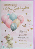 Goddaughter Birthday - Cute Balloons