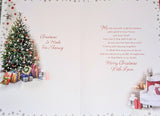 Son & Girlfriend Christmas - Traditional Living Room Words