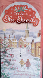To All The Family Christmas - Slim Traditional