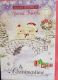 Friends Christmas - Cute on bridge