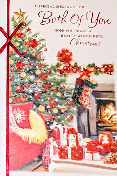 To Both of You Christmas - Fireplace & Stockings