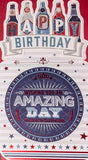 Open Male Birthday - Slim Beer Bottles