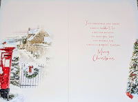 Brother & Sister In Law Christmas - Traditional Snowy Scene