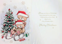 Neighbours Christmas - Cute Bears With Tree & Sledge