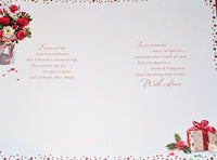 Sister Christmas - Traditional Flowers Words