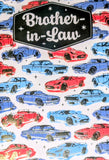 Brother In Law Birthday - Traditional Red & Blue Cars