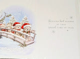To All Of You Christmas - Cute Bears On Bridge
