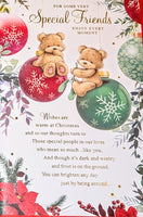 Friends Christmas - Cute Baubles Words