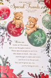 Friends Christmas - Cute Baubles Words
