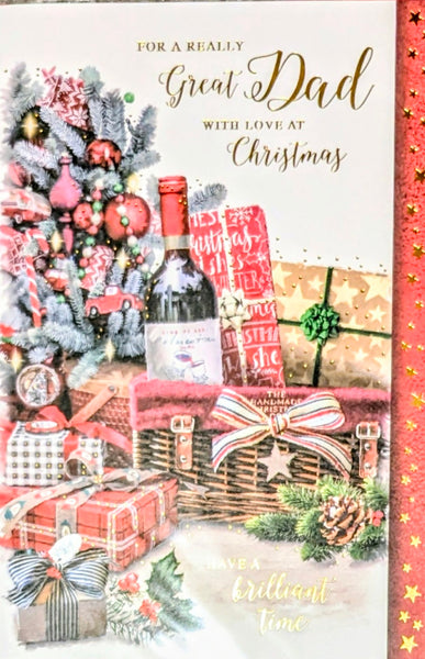 Dad Christmas - Traditional Wine Hamper