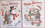 Box Of 22 Christmas Cards - Cute