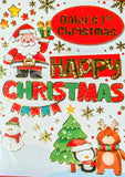 Babys First Christmas - Santa & Penguin