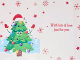 Granddaughter Christmas - Tree On Santa Hat