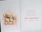 Daughter & Son In Law Anniversary - Cute Bears Dancing