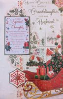Granddaughter &  Husband Christmas - Traditional Keepsake