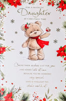 Daughter Christmas - Cute Robin Words