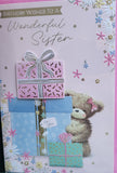 Sister Birthday - Cute Bear and boxes