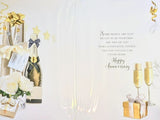 Daughter & Son In Law Anniversary - Champagne Gifts & Flowers
