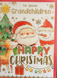 Grandchildren Christmas - Santa & Deer