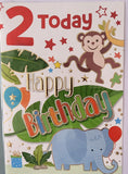 2 Boy Birthday - Monkey