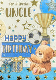 Uncle Birthday - Cute Trophy Light Blue