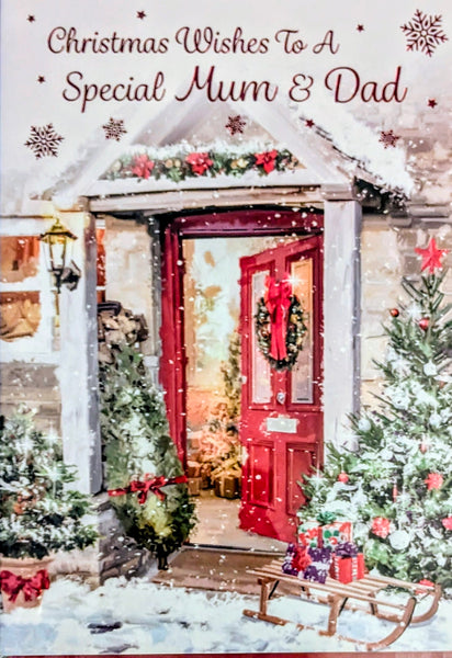 Mum & Dad Christmas - Traditional Red Door Special