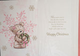 Great Granddaughter Christmas - Bear pink
