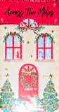 Across The Miles Christmas - Slim Traditional Red Door