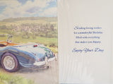 StepDad Birthday - Traditional Blue  Car