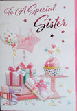 Sister Birthday - Balloons and Boxes