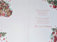 Grandson Christmas - Cute Bears On Stairs
