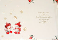 Friend Christmas - Cute Bears Red Wishes