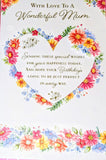 Mum Birthday - Large 8 Page Heart