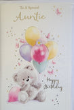 Auntie Birthday - Cute grey bear