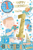 1 Boy Birthday - Badged