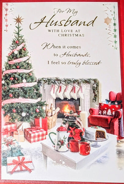 Husband Christmas - Traditional Living Room Words