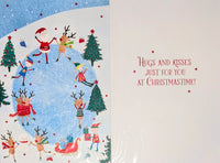 Granddaughter Christmas - Santa & Friends Skating