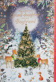 Granddaughter & Boyfriend Christmas - Tree and Deer