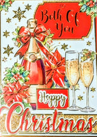 To Both Of You Christmas - Traditional Champagne Red